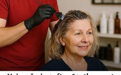 What hair color should you choose after 60 for a youthful look? A hairdresser shares his advice