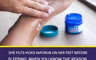 4 Benefits of Putting Vick Vaporub on Your Feet Before Bed Full article 👇 💬