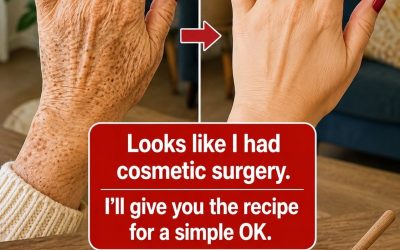“It looks like I’ve had plastic surgery”: the home remedy many people use to improve the appearance of wrinkles and dark spots on their hands and arms. To keep receiving my recipes, just say… Thank you!
