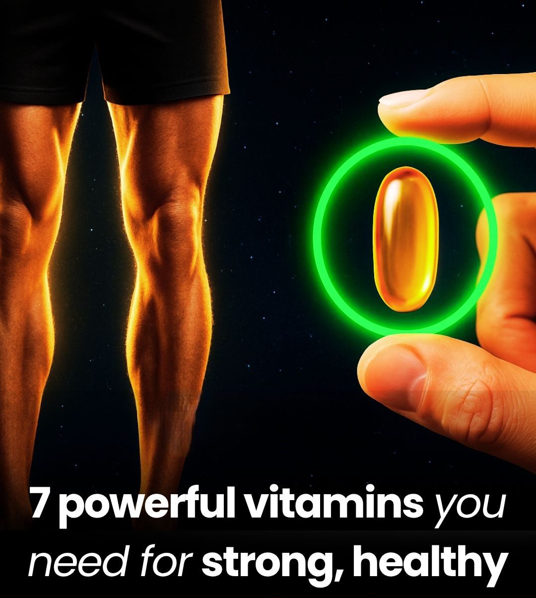 7 Powerful Vitamins For Strong Healthy Legs