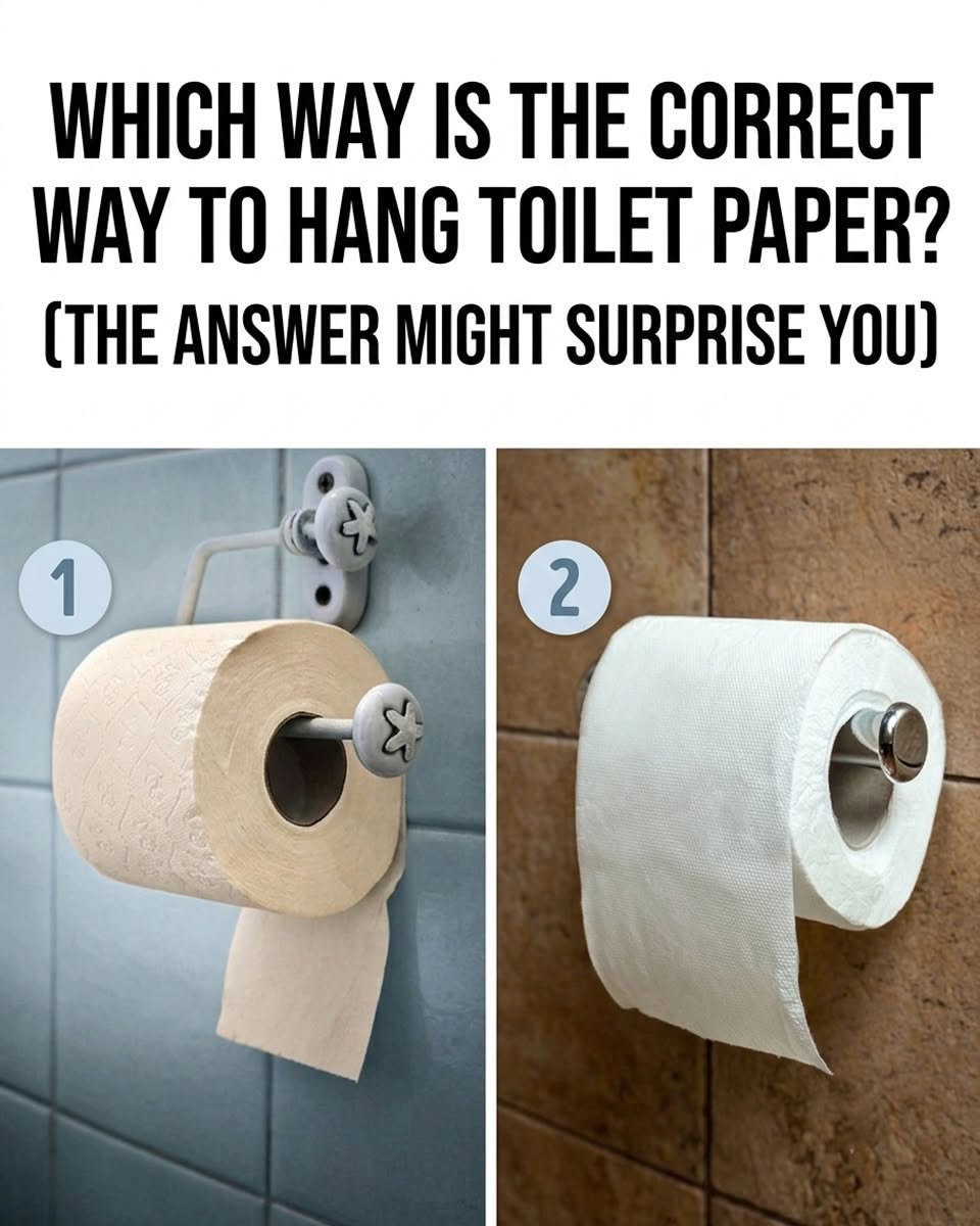 Which Way Is the Correct Way to Hang Toilet Paper? (The Answer Might Surprise You)