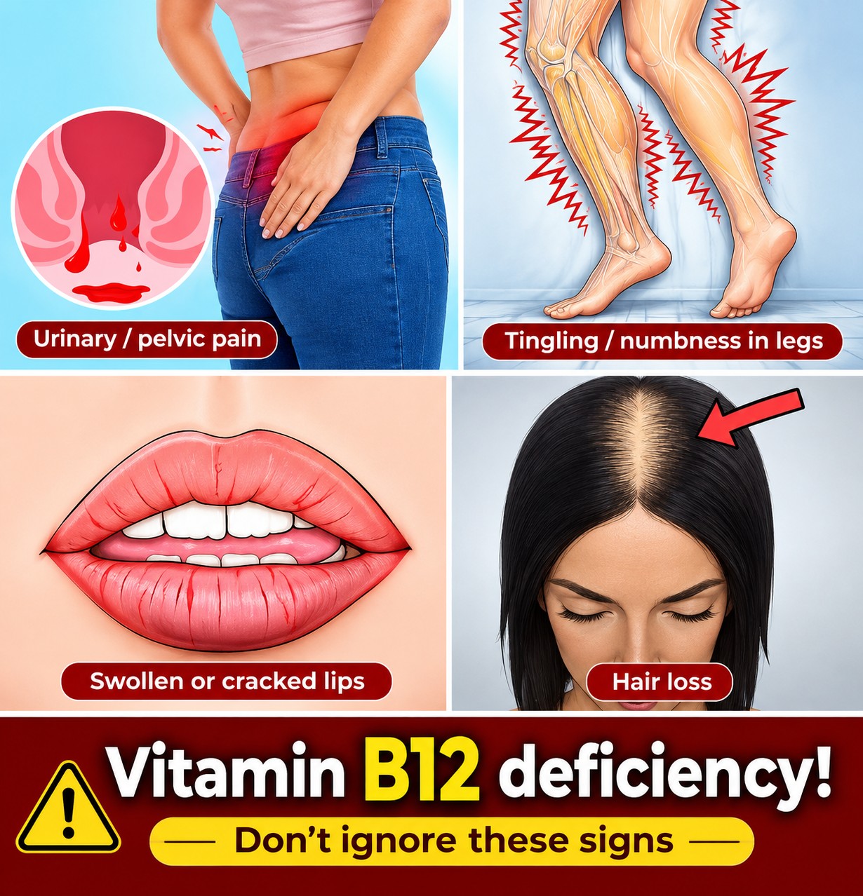 8 STRANGE Signs Your Body Is Begging for VITAMIN B12👇👇😱